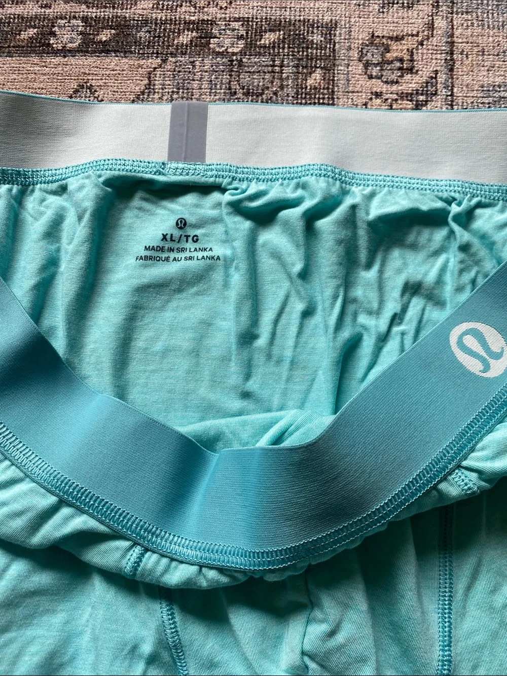 lululemon athletica Men's Boxer Briefs in Mauve Pink and Teal